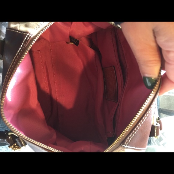 Authentic cloth and leather Coach bag! - Picture 7 of 7